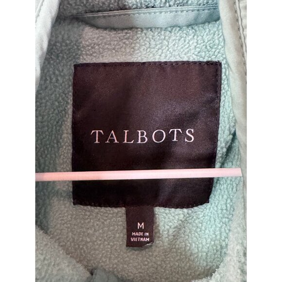 Talbots green diamond quilted vest size M - Picture 8 of 9